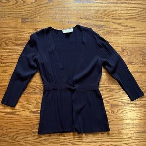 Black 3/4 sleeve Michael Kors cardigan